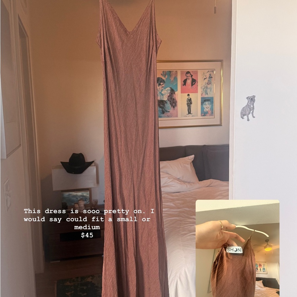 Women's Brown Maxi Dress